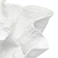 white free form ceramic bowl