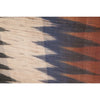 woven earth tones zig zag tray set patterned