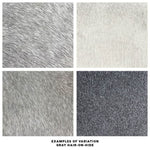 grey hair-on-hide trays