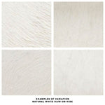 white hair-on-hide trays