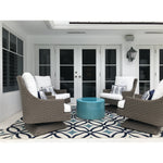 Padma's Plantation Outdoor Cayman Islands Swivel Chair