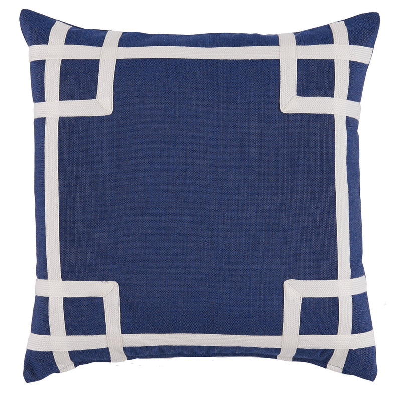 Rio Navy Outdoor Pillow - Luxury USA-Made Home Dï¿½cor | BSEID