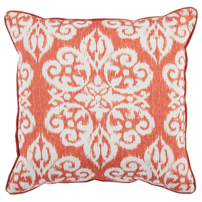 velvet pipe square pillow patterned melon