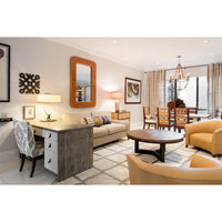 India's Heritage Curtain Panel - Luxury Drapery In Ivory Raw Silk + Brown Threads & Striations Grommets