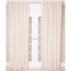 India's Heritage curtain panel drapery white cotton linen grommets