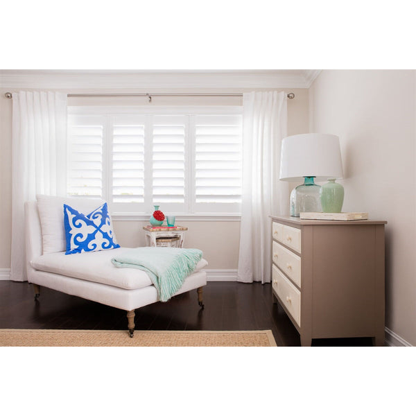 India's Heritage curtain panel drapery white cotton linen grommets