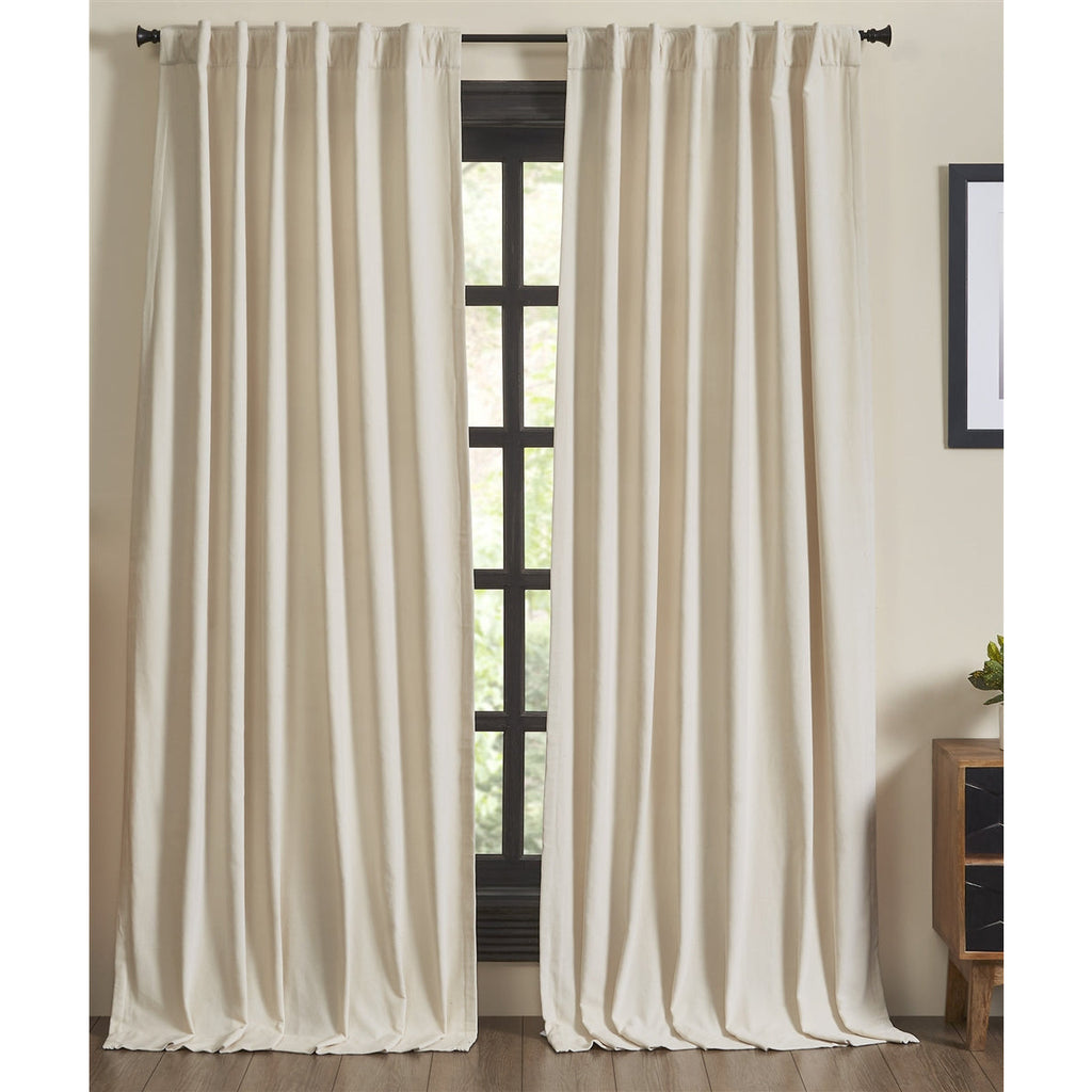 plush velvet cotton curtain panel luxury