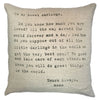 To My Sweet Darlings Pillow