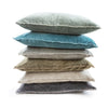 velvet pillow pom pom tan