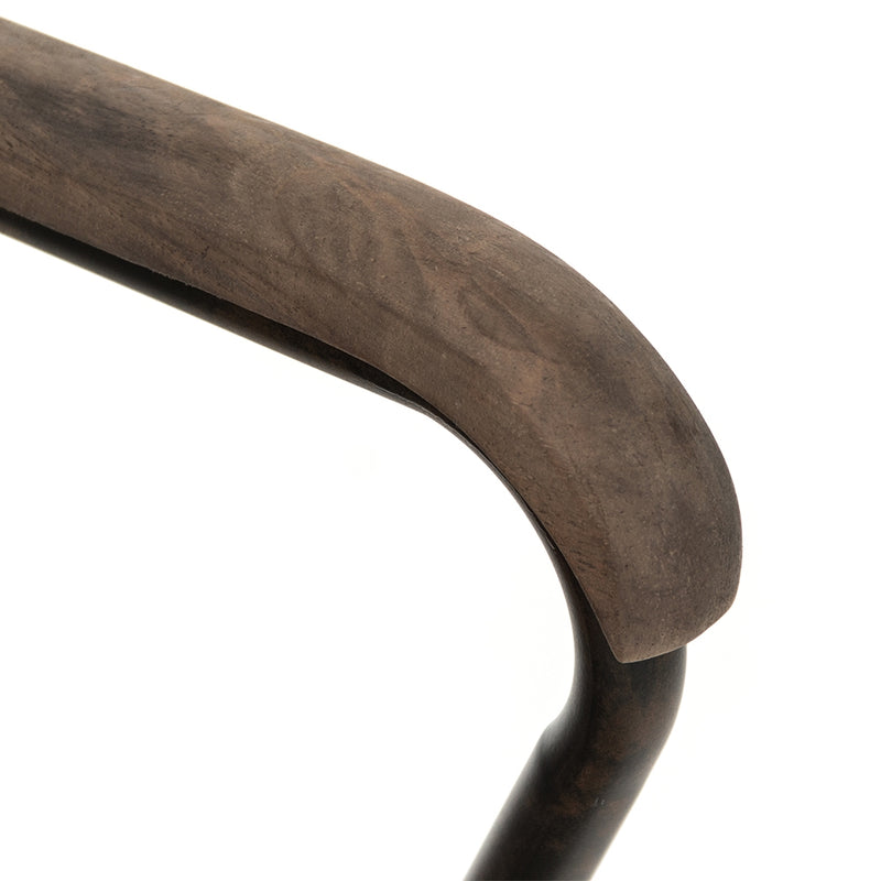 Swivel Arm Chair - Petra Desk - Leather + Iron