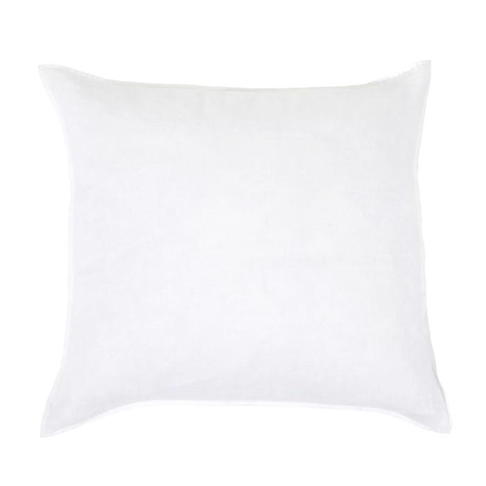 duvet cover pillow shams linen twin queen king standard Euro white