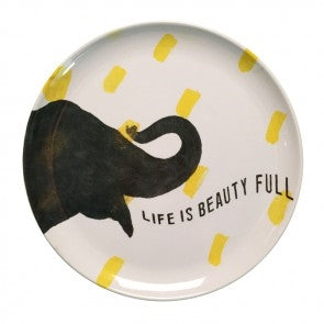 Sugarboo & Co. Set (8) Elephant Melamine Plates - Thoughtful Gifts