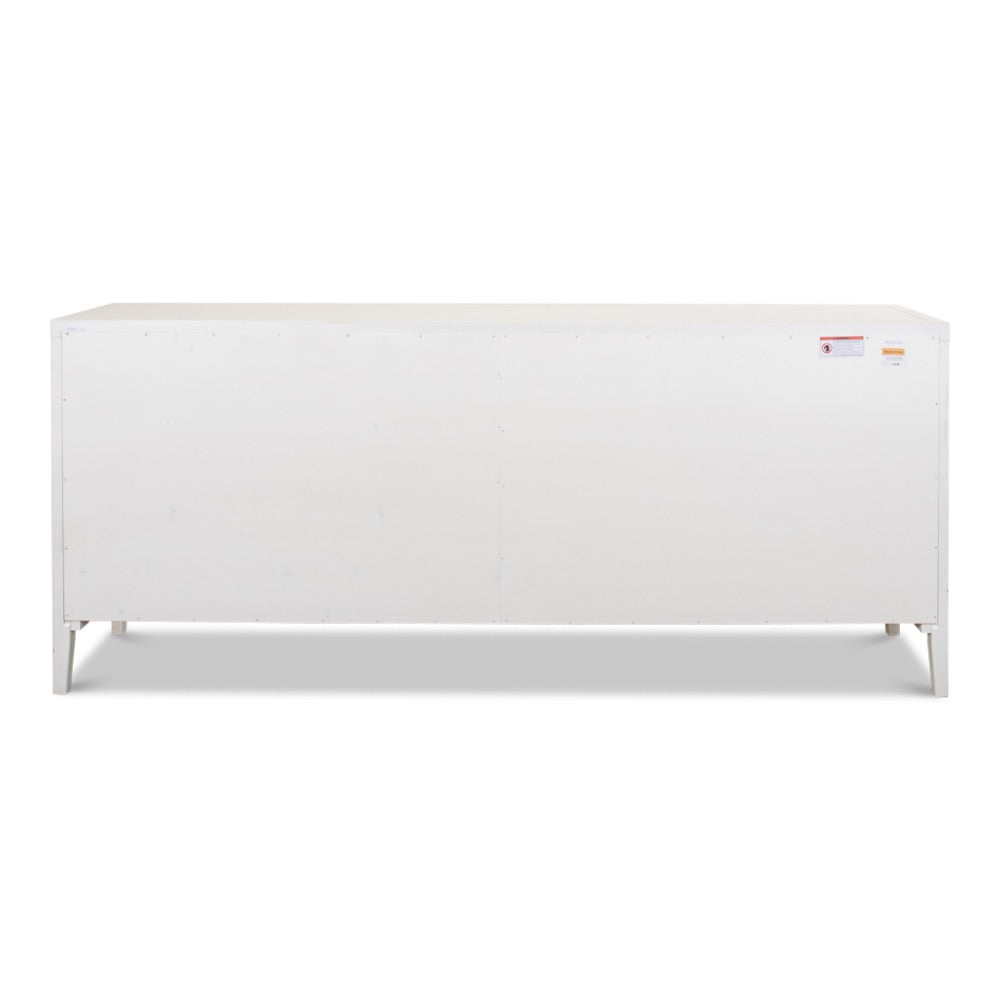 4 door buffet white finish 