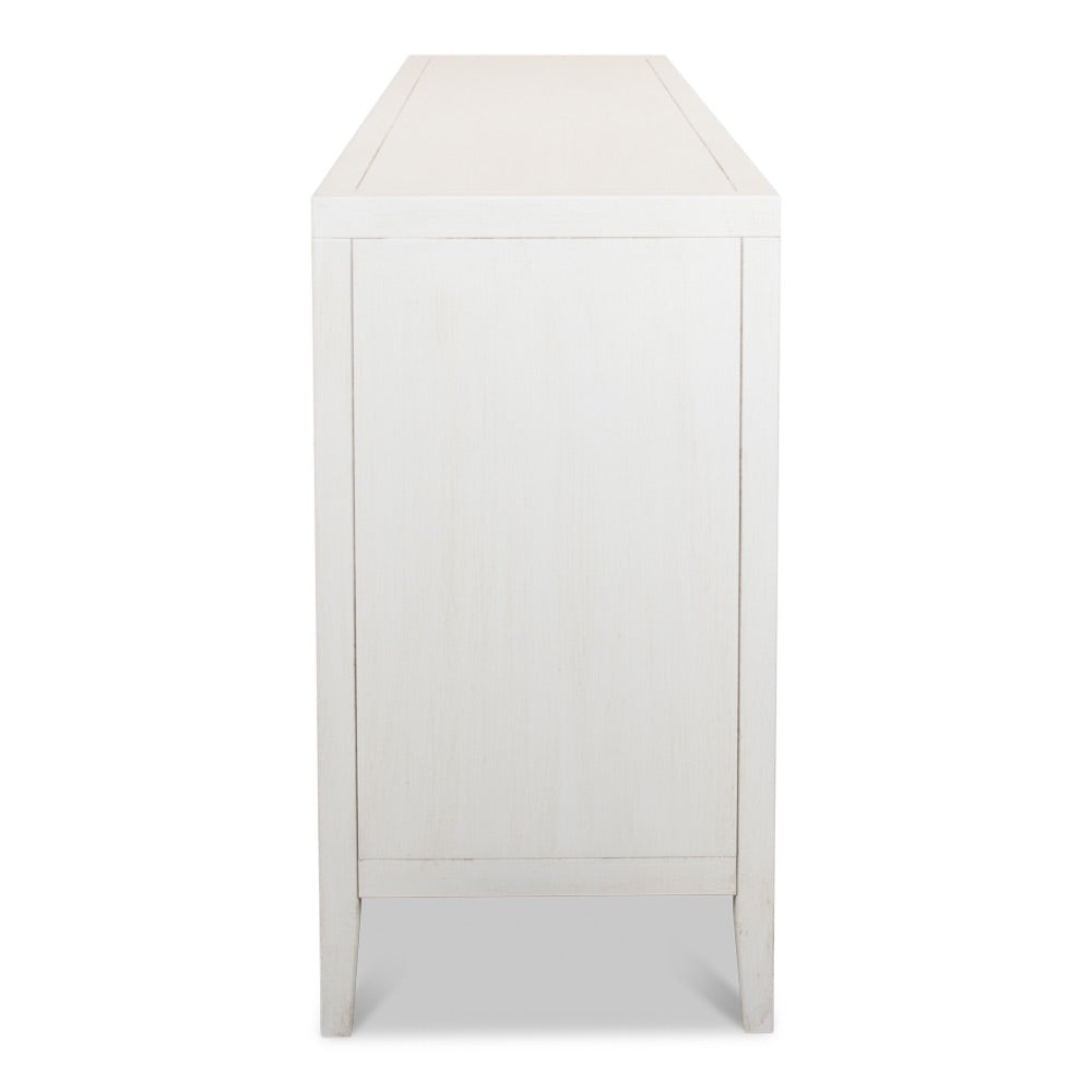 4 door buffet white finish 
