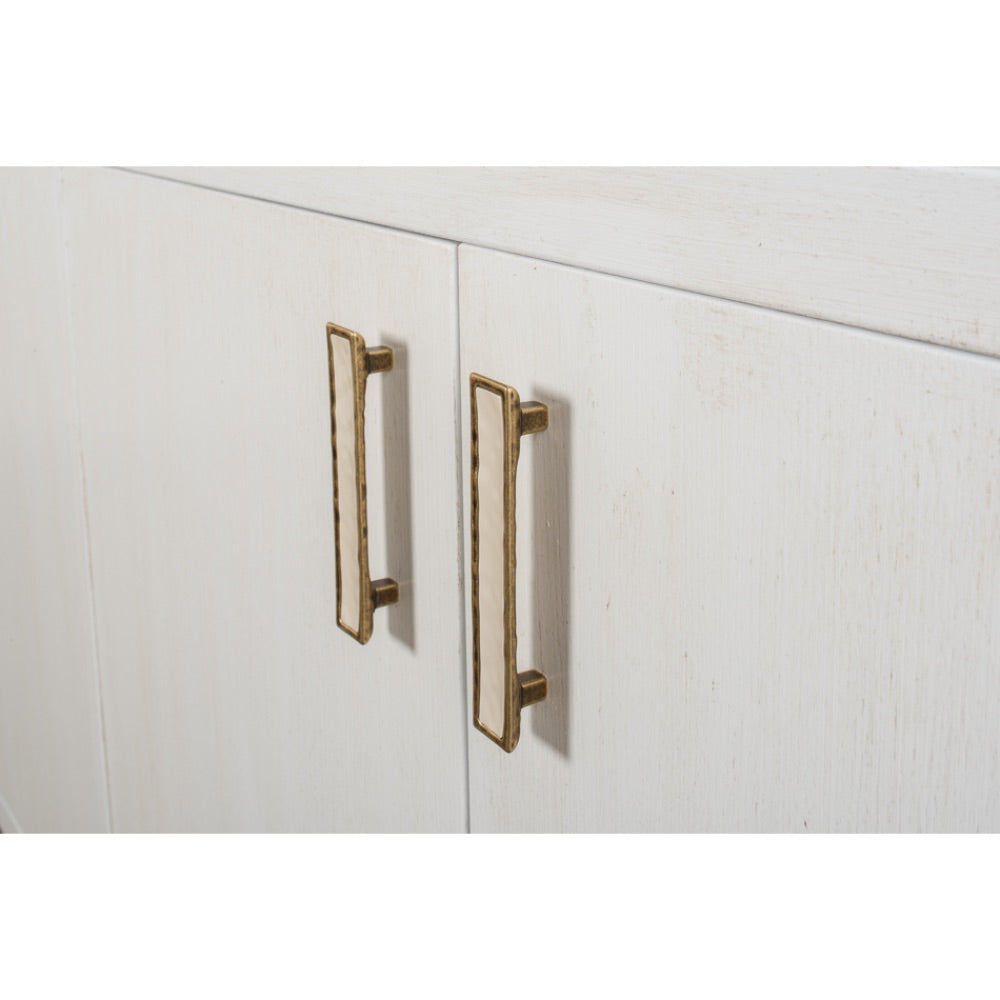 4 door buffet white finish 