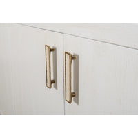4 door buffet white finish 