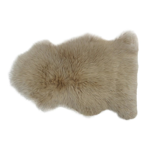 Sheepskin Pelted Rug - Natural Longwool Nappa (size options)