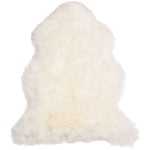Sheepskin Pelted Rug - Natural Longwool Ivory (size options)