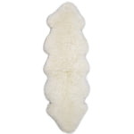 Sheepskin Pelted Rug - Natural Longwool Ivory (size options)