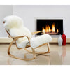 Sheepskin Pelted Rug - Natural Longwool Ivory (size options)
