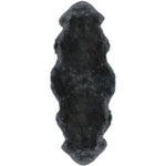 Steel Grey Natural Shaped Pelted Rugs (multiple sizes & colors)