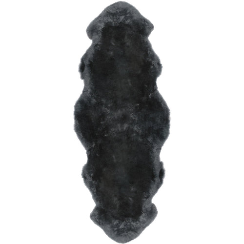 Gray Grey Natural Shaped Pelted Rugs (multiple sizes & colors)