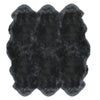Steel Grey Natural Shaped Pelted Rugs (multiple sizes & colors)