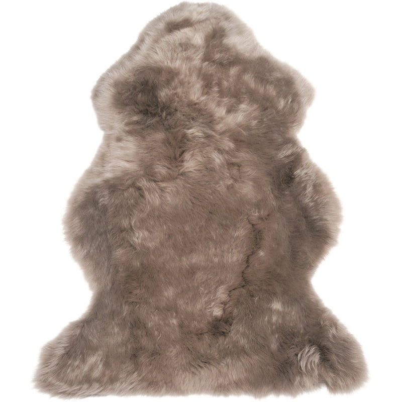 Sheepskin Pelted Rug - Natural Longwool Vole (size options)