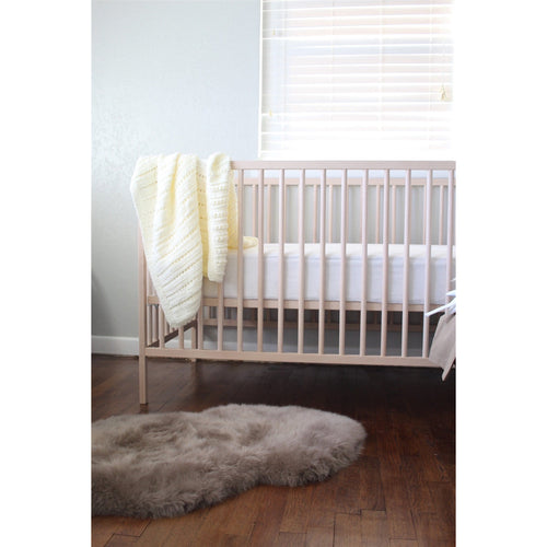 Sheepskin Pelted Rug - Natural Longwool Vole (size options)