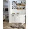 Sheepskin Pelted Rug - Natural Longwool Vole (size options)