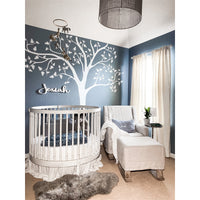 Sheepskin Pelted Rug - Natural Longwool Vole (size options)