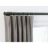 Emdee International drapery curtain panel window treatment cotton boucle texture woven lined 3" rod pocket hidden tabs ready-made ivory off-white
