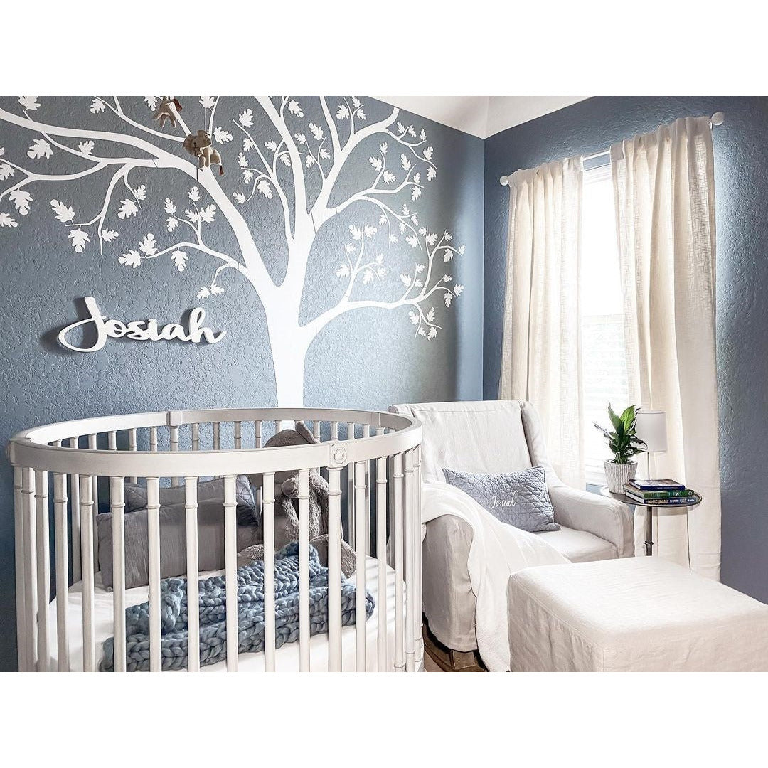 Curtain Panel - Boucle - 100% Cotton - White