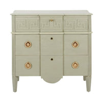chest drawers gold hardware geo design