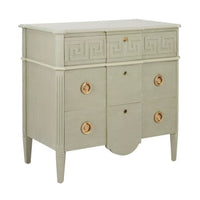 chest drawers gold hardware geo design