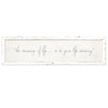 wide framed wood white gray distressed wall the meaning of life V. Frankl