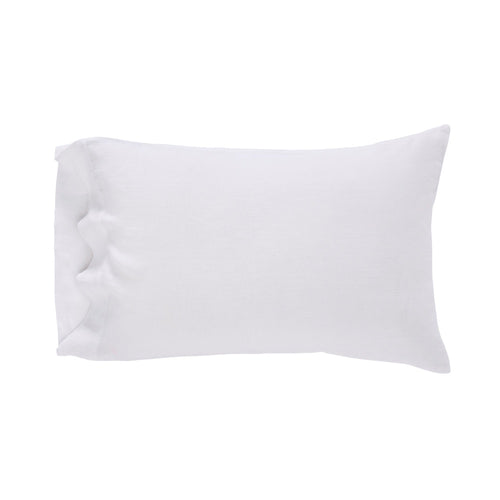 white linen sheet set queen king Cal shams