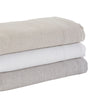 white linen sheet set queen king Cal shams