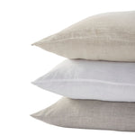 white linen sheet set queen king Cal shams