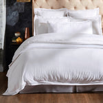 lace duvet shams white belgian linen