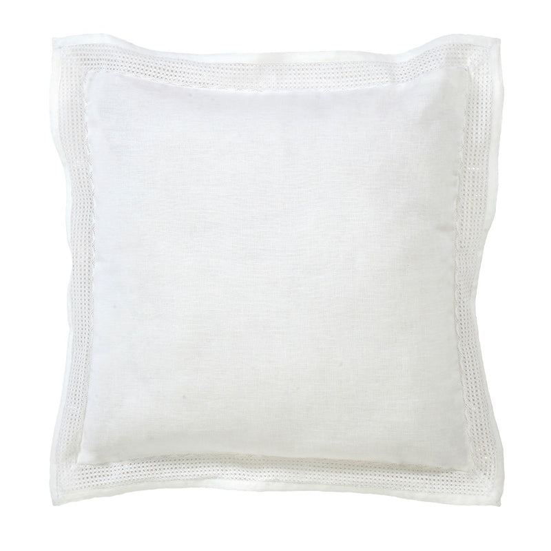 lace duvet shams white belgian linen