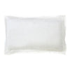lace duvet shams white belgian linen
