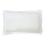 lace duvet shams white belgian linen