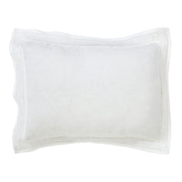 lace duvet shams white belgian linen