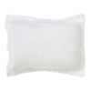 lace duvet shams white belgian linen