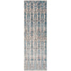 gray teal blue runner rug