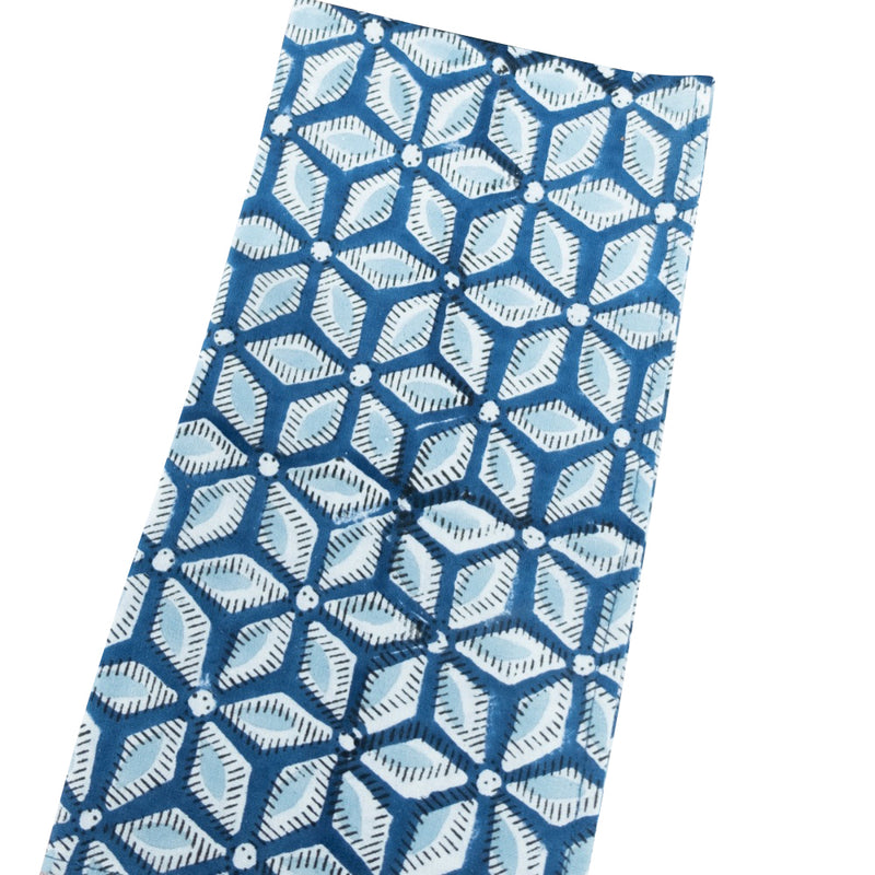 Cotton Block Printed Napkins - Sora (set of 4)