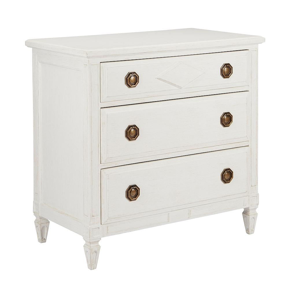 nightstand drawers chest traditional diamond wood painted