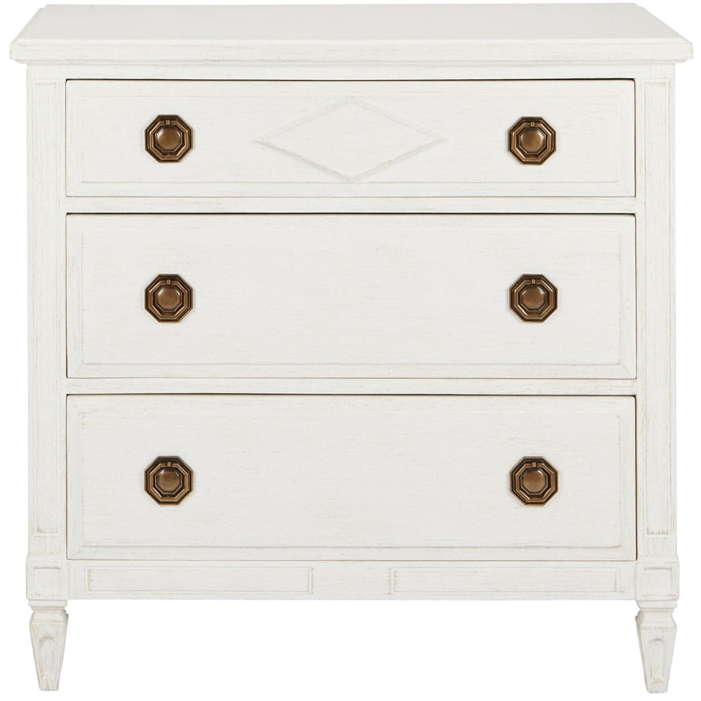 nightstand drawers chest traditional diamond wood painted