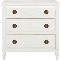 nightstand drawers chest traditional diamond wood painted
